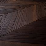 Паркетна дошка дуб Французька ялинка Arbofari Thermo Maroon
