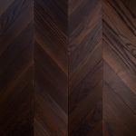 Паркетна дошка дуб Французька ялинка Arbofari Thermo Maroon